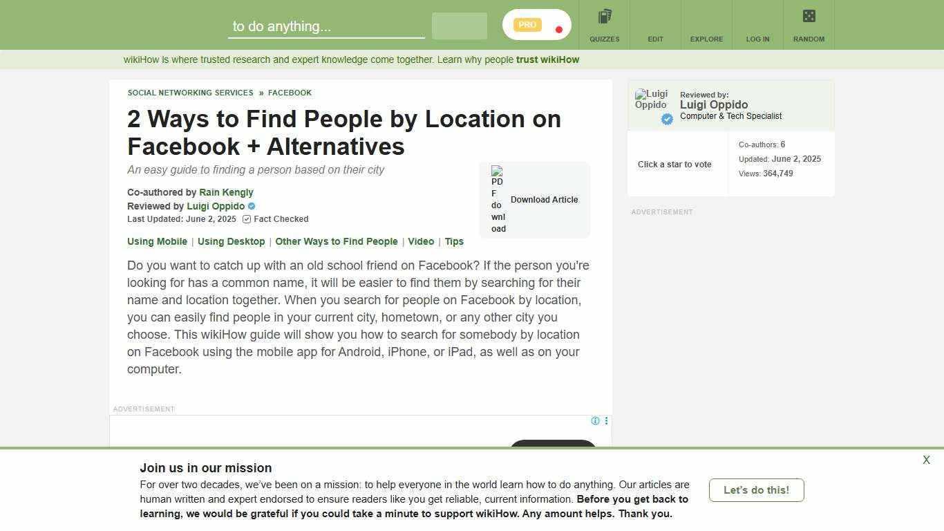 How to Find People by Location on Facebook: Mobile + Desktop